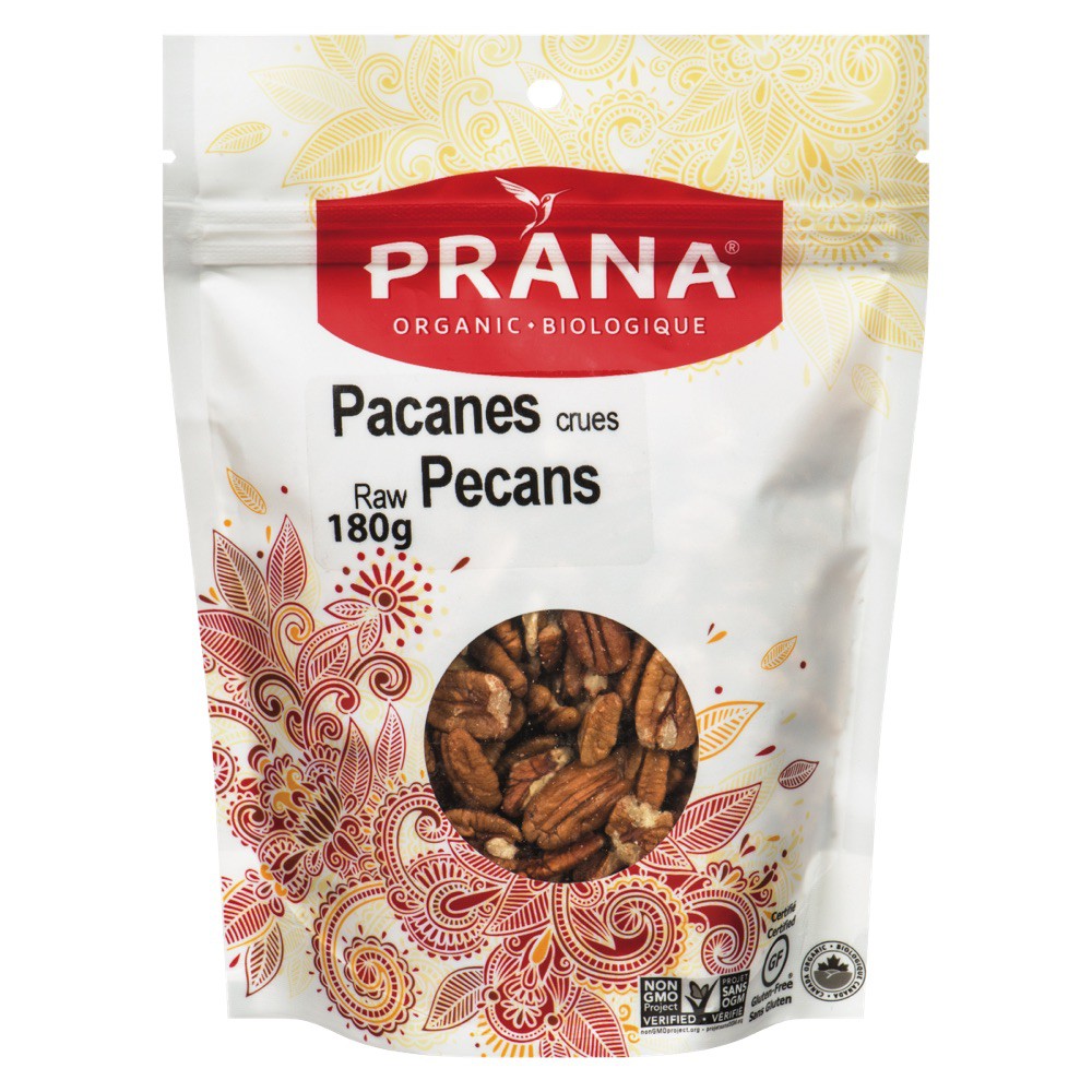 Prana Organic Pecans Raw 180g
