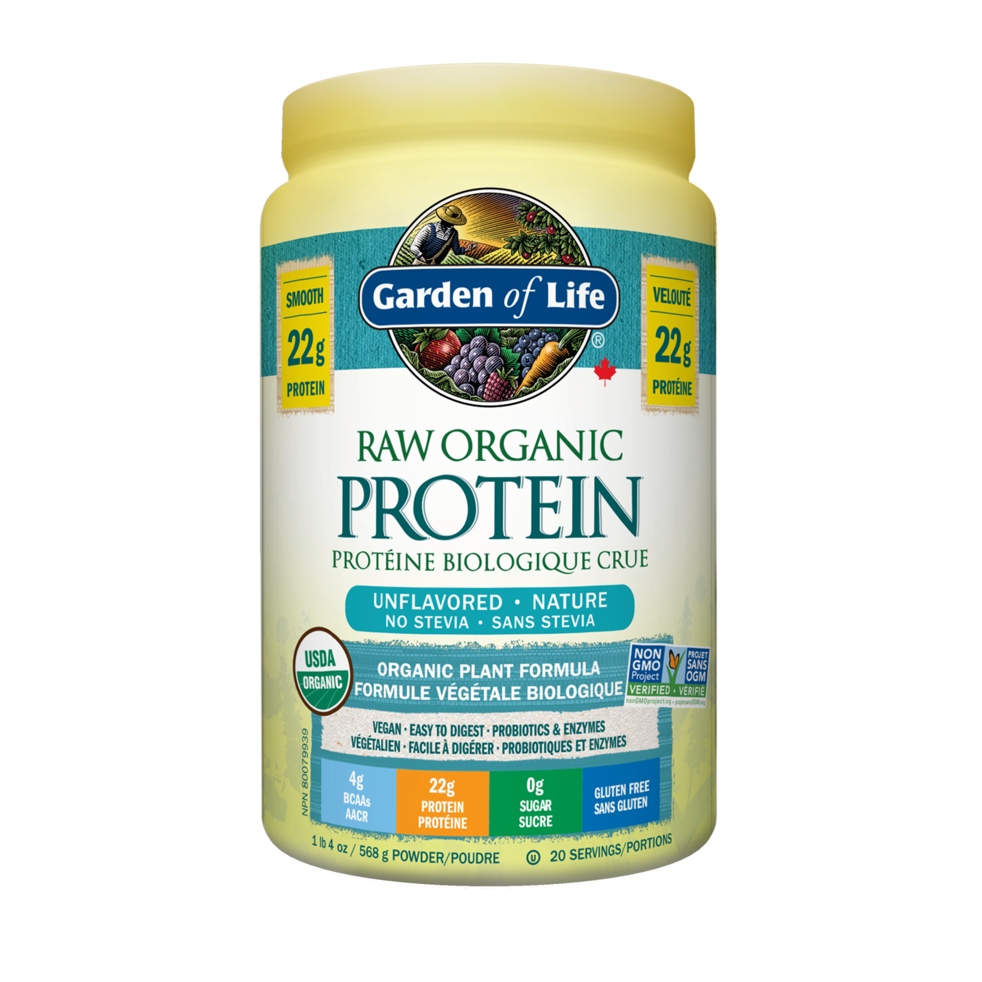 Garder of life Raw Organic Protein 1lb 4 oz