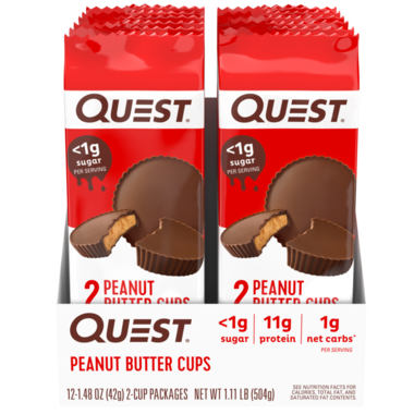 Quest Peanut Butter Cup 2-pack,  12/box
