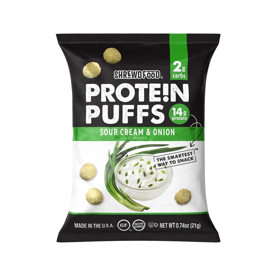ShrewdFood - Protein Puff Sour Cream and Onion