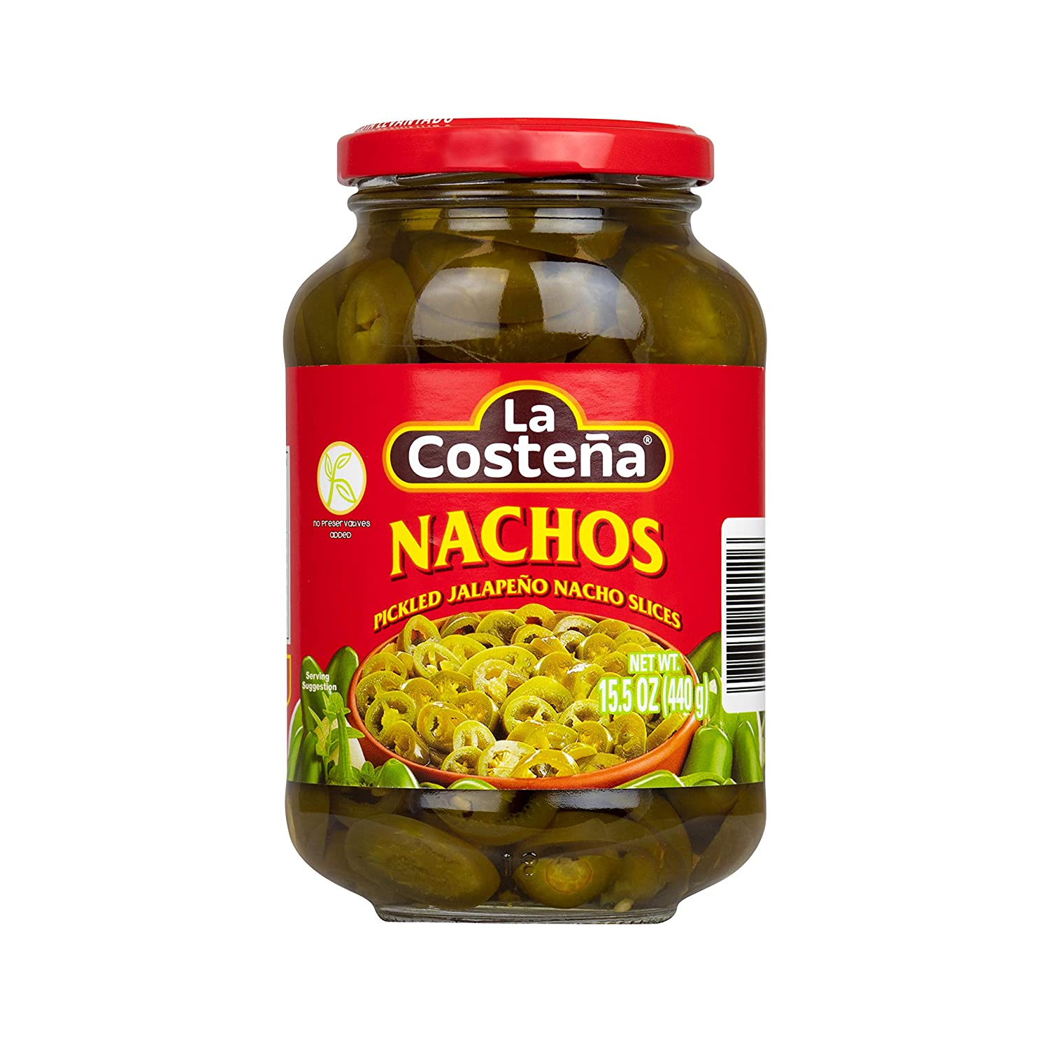 La Costena Pickled Jalapeno Nacho Slices 477ml