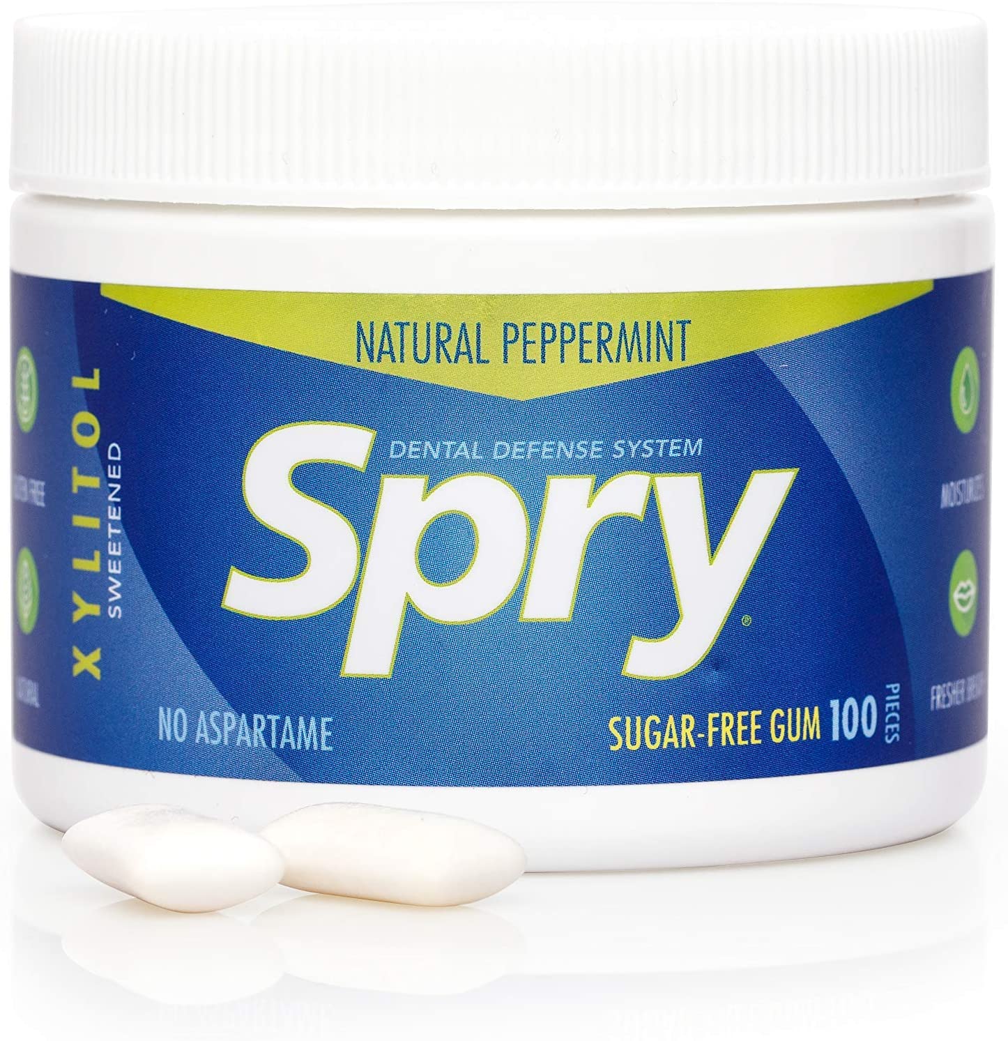 Spry Xylitol Peppermint 100 Pieces