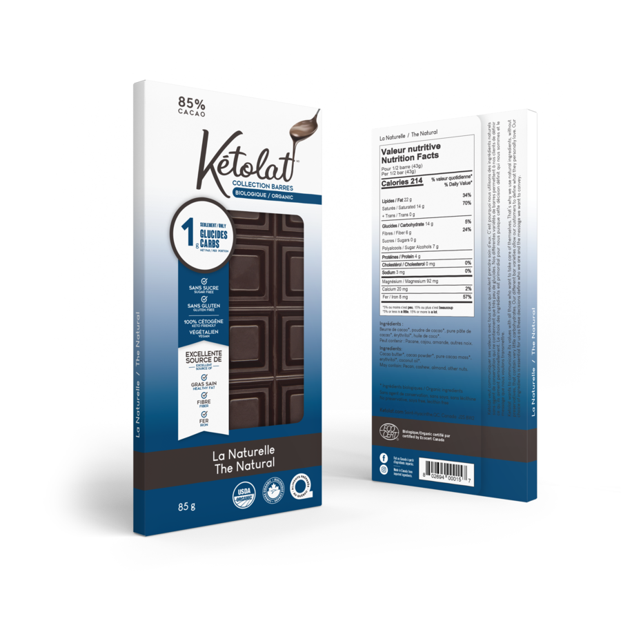 Ketolat Organic Chocolate Bars