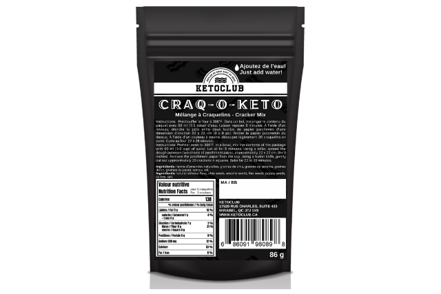KetoClub Craq-O-Keto Cracker Mix