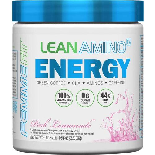 Lean Amino Energy Femme Fit Pink Lemonade Flavor 195g