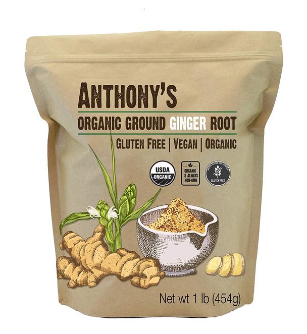 Anthony's Organic Ground Ginger Root Powder