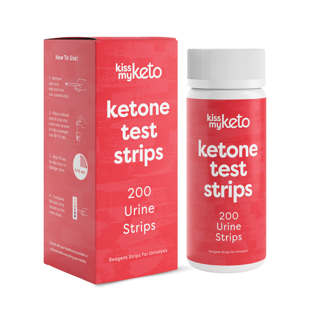 Kiss My Keto Ketone Strips 200 Urine test