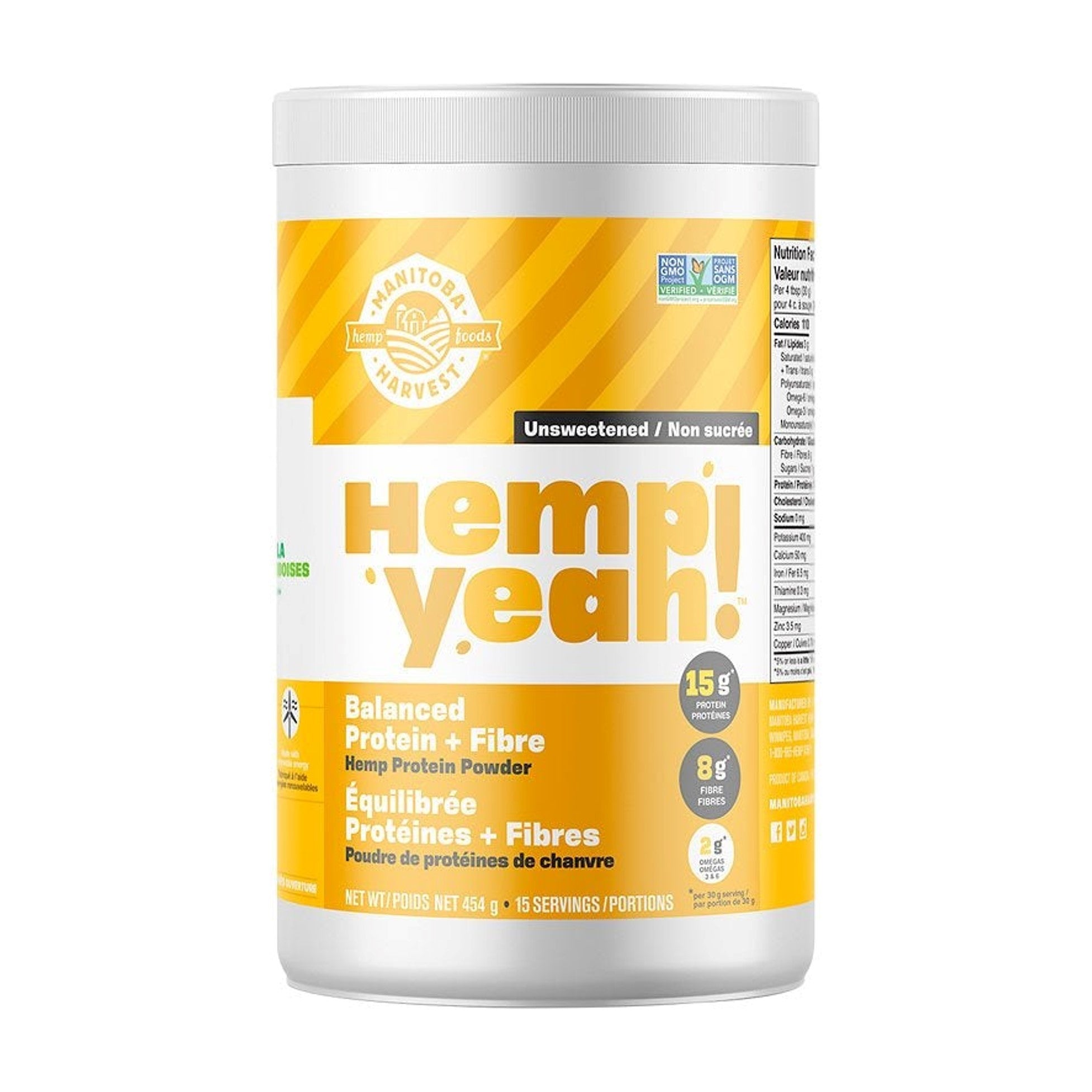 Hemp Yeah Balanced + Protein + Fiber 454g