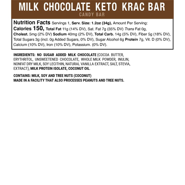 Shrewd Keto Krac Chocolat au lait 