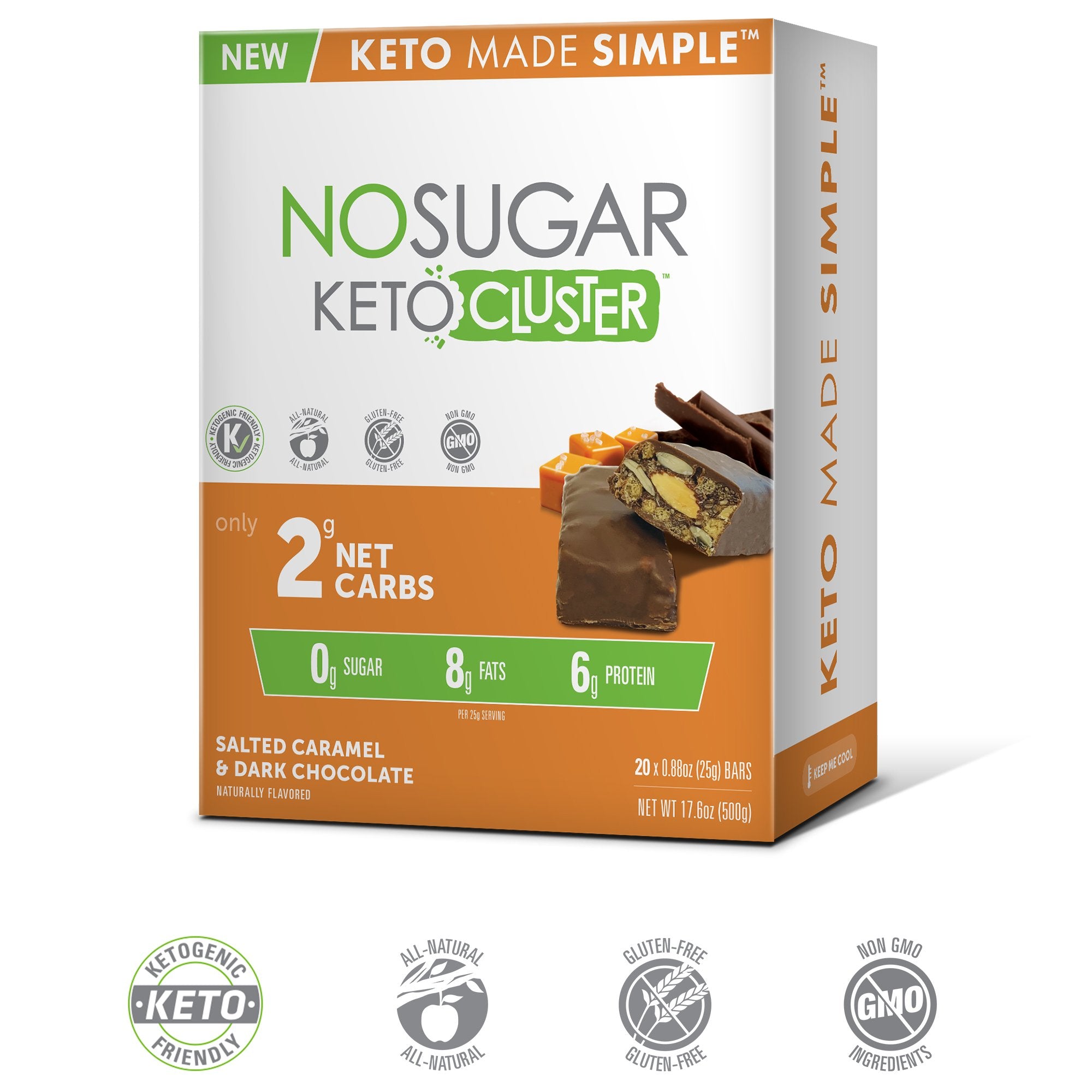 The No Sugar Company Keto Cluster 20 x 35g