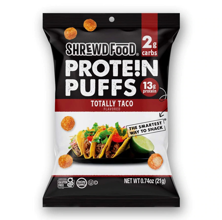 Shrewd Food Protein Taco Puffs