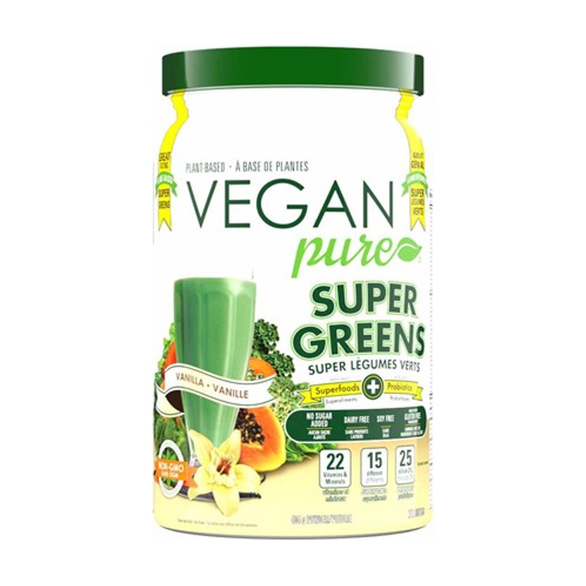 Vegan Pure Super Green Vanilla Flavor 404g