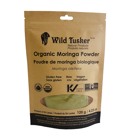 Wild Tusker Organic Moringa Powder