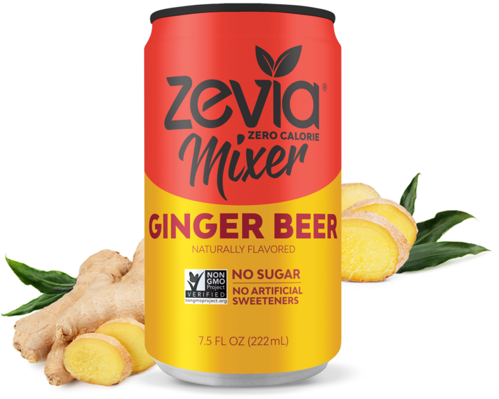 Zevia Ginger Beer Naturally Flavoured 6 x 222ml