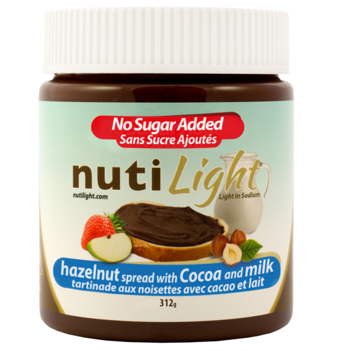 NutiLight Hazelnut Spreads