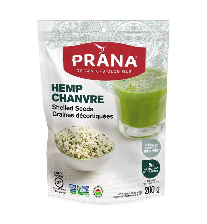 Prana Organic Hemp Shelled Seeds 200g